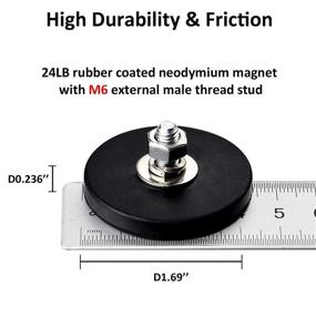 img 3 attached to 🧲 ULIBERMAGNET Neodymium Powerful Magnetic Mounting: Secure Mounting Solution for Enhanced Convenience