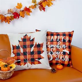 img 3 attached to 🍂 Autumn Vibes at Your Fingertips: Fall Pillow Covers 18x18 for Outdoor & Indoor Décor