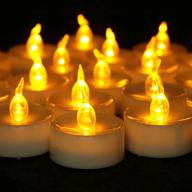 flameless led tea lights candles: 100pack battery tea lights логотип