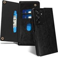 fyy samsung magnetic closure leather logo