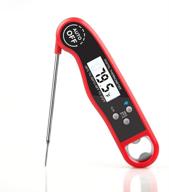 🌡️ digital instant read kitchen cooking food candy thermometer - perfect for oil, deep fry, bbq, grill, smoker & more! logo