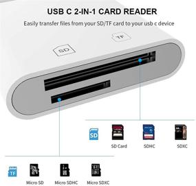 img 2 attached to 📸 Versatile SD Card Reader and Adapter for USB C Devices - Perfect for Cameras, Galaxy S20/S9, Surface Book 2, and More