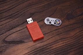 img 2 attached to 🎮 Enhance Gaming Experience with 8Bitdo Wireless Controller Bluetooth Adapter & Commemorative Brooch