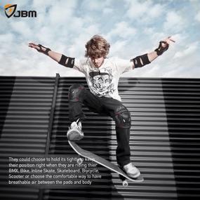 img 3 attached to 🛡️ Ultimate Protection for Cycling, Skateboarding, and Rollerblading: JBM Protective Gear
