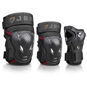 img 4 attached to 🛡️ Ultimate Protection for Cycling, Skateboarding, and Rollerblading: JBM Protective Gear