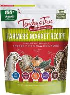 🐶 tender & true pet nutrition farmers market recipe freeze dry raw dog food: the perfect choice for happy and healthy dogs logo