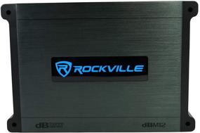 img 3 attached to Rockville DBM12 2000W 2 Ohm Marine/Boat Mono Amplifier Amp with Covers and Bass Remote Control