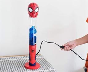 img 1 attached to Robe Factory LLC Spider Man 20-Inch 3D Top Motion Lamp - Marvel Superhero LED Mood Light