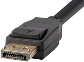 img 1 attached to Monoprice DisplayPort Cable - 1.5 Feet - Black, Supports 4K Resolution and 3D Video - Select Series - Version 1.2a