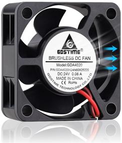 img 2 attached to 🔥 GDSTIME 40mm Brushless Cooling Fan - High Performance 24V DC Fan, 40mm x 40mm x 20mm, 6000RPM