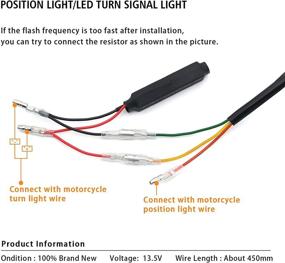 img 1 attached to Universal Brightness Motorcycle Position Kawasaki