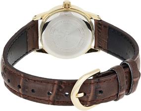 img 3 attached to Часы Casio Women's EAW-LTP-V001GL-1B на японском кварцевом механизме: стильный коричневый кожаный ремешок, размер 13".