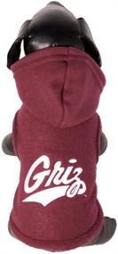 img 2 attached to 🐾 NCAA Montana Grizzlies Hooded Dog Jacket - Polar Fleece for Ultimate Warmth