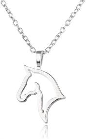 img 4 attached to 🐴 Luvalti Horse Pendant Necklace - Perfect Gift for Animal Lovers - Meaningful Jewelry for Family and Friends