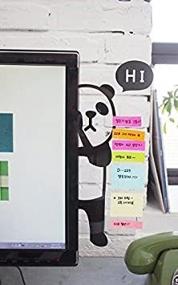 img 2 attached to 🐼 Fourtune Panda: Acrylic Notes Holder & Memo Board for Computer Monitors - Stay Organized!
