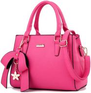 zzfab flower bow hnadbag pink logo