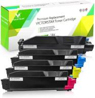 victorstar tk5142 toner cartridges: high-volume printing for kyocera ecosys m6030cdn m6530cdn p6130cdn printer logo