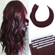 extensions straight seamless hairpieces invisible logo