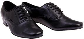 img 3 attached to 👞 Classic Leather Lace-Up Dancing Shoes by BeiBestCoat