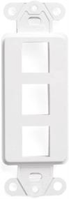 img 1 attached to ⚪️ Белое устройство Leviton 41643-W QuickPort Decora с 3 портами