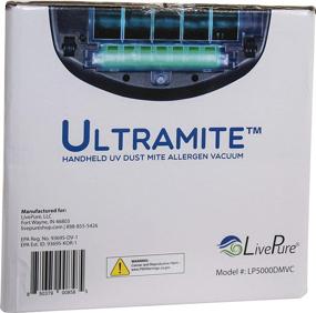 img 3 attached to 🔬 LivePure Ultramite UVC HEPA Allergen Vacuum & Fabric Sanitizer - Superior Dust Mite, Bacteria, Virus Removal for Bedding, Mattress, Furniture, Upholstery [White]