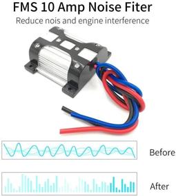 img 1 attached to Улучшите звучание в автомобиле с помощью Mr.Ho 10 Амп 12V устройства для подавления шумов и фильтрации стерео звука для автомобильного радиоусилителя.
