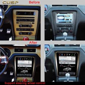 img 3 attached to 🚗 Автомагнитола CUSP с GPS для Ford Mustang 2010-2014: 12,1-дюймовый IPS 2K HD экран, Android 2Гб + 32Гб, WiFi, Bluetooth, Mirror Link - Простая установка | Подключение и воспроизведение с аудио- и видеосистемой автомобиля.