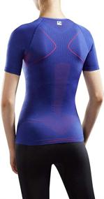 img 3 attached to 👚 LP SUPPORT Women's Compression Short Sleeve Top - Breathable Shapewear Base Layer - Optimal Compression Technology