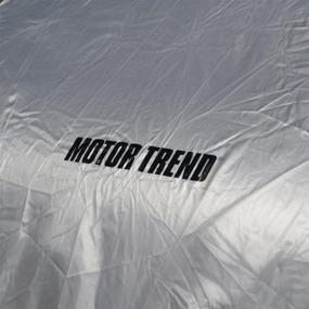 img 1 attached to 🚗 Motor Trend Universal WeatherWear Poly-1 Car Cover: All-Weather Snow, Wind, Rain & Water Proof Ultimate Protection with Lock (Large)