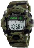 waterproof electronic military stopwatch boys' watches with camouflage design logo