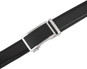 img 2 attached to 👔 HYRISON Authentic Leather Automatic Black Men's Belts and Accessories