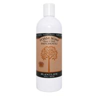 🌿 refreshing and replenishing: plantlife patchouli hand & body foam soap - 16oz refill logo