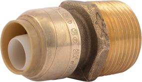 img 4 attached to 🦈 SharkBite U116LFA 1/2 x 3/4 MNPT Lead-Free Reducing Connector, Brass