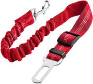 🐾 adjustable pet car harness with reflective safety belt - upgraded dog seat belt for small medium large dogs and cats, durable design with elastic nylon buffer, ideal for travel and daily use logo