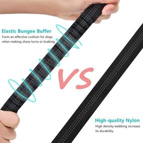 img 2 attached to 🐾 Adjustable Pet Car Harness with Reflective Safety Belt - Upgraded Dog Seat Belt for Small Medium Large Dogs and Cats, Durable Design with Elastic Nylon Buffer, Ideal for Travel and Daily Use