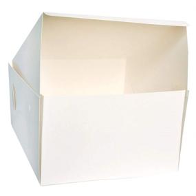 img 1 attached to X10 White Cake Box Pack Food Service Equipment & Supplies