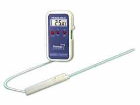 img 1 attached to 🌡️ Thomas - 4146 Traceable Mini Thermometer with Stainless-Steel Probe - Accurate Temperature Measurement Range: -58°F to 302°F (-50°C to 150°C)