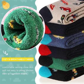 img 2 attached to 🧦 Cute Animal Winter Socks for Kids: Warm, Soft, and Super Cozy!