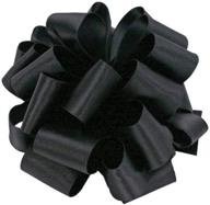 🎀 1.5-inch wide offray wired edge chantel craft ribbon on a 10-yard spool in black logo