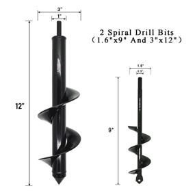 img 3 attached to Спиральный садовый копатель для посадки растений
