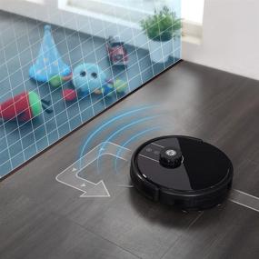 img 3 attached to SYSPERL X60 Robot Vacuum and Mop with Lidar Navigation, Wi-Fi Connected, 1800PA 🤖 Strong Suction - Ideal for Pet Hair, Dust, Low Pile Carpets & Hard Floors