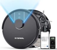 sysperl x60 robot vacuum and mop with lidar navigation, wi-fi connected, 1800pa 🤖 strong suction - ideal for pet hair, dust, low pile carpets & hard floors логотип