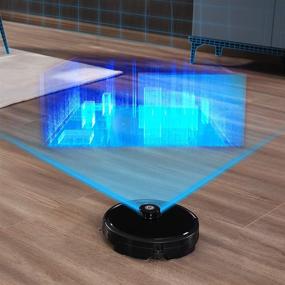 img 2 attached to SYSPERL X60 Robot Vacuum and Mop with Lidar Navigation, Wi-Fi Connected, 1800PA 🤖 Strong Suction - Ideal for Pet Hair, Dust, Low Pile Carpets & Hard Floors