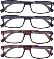 vintage comfort eyeglasses: the perfect men's accessory for reading logo