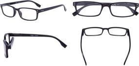 img 2 attached to Vintage Comfort Eyeglasses: The Perfect Men's Accessory for Reading