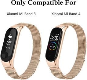 img 3 attached to Vanjua Metal Bands Replacement For Xiaomi Mi Band 4 Straps &Amp