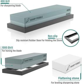 img 3 attached to 🔪 Sharp Pebble Waterstone Flattening for Effective Sharpening