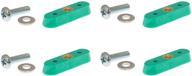 4-pack matchfit dovetail track nut hardware set logo