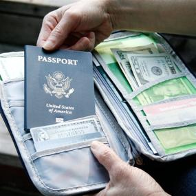 img 1 attached to Держатель для проездных документов Wrapables Passport