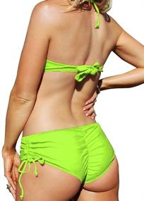 img 1 attached to 👙 UPOPBΨ Boyshort Swimsuit Bottoms: Trendy Tankini Women's Clothing & Beachwear